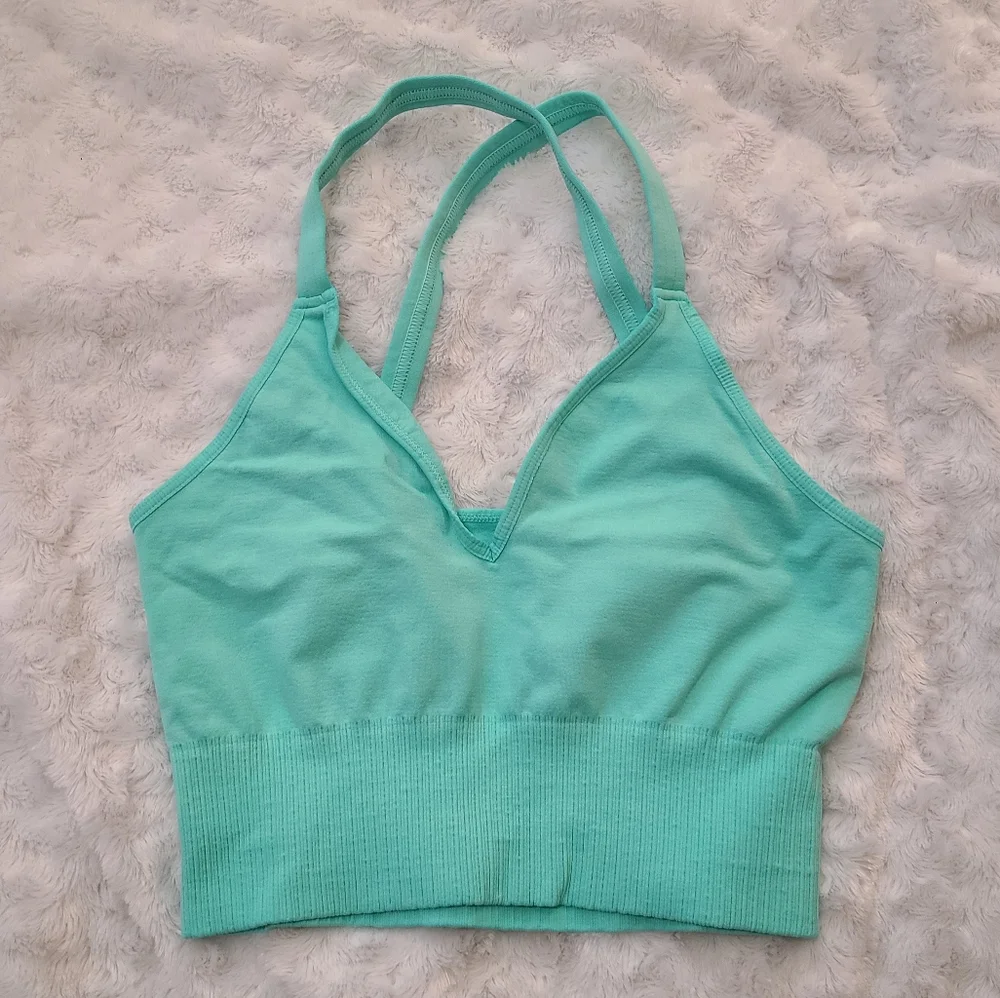 FP Movement Good Karma Crop Tank Top Green - Picture 3 of 6